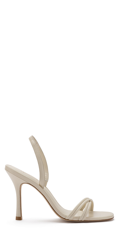 Annie Women's Ivory Leather Sandals - Comfortable & Stylish Summer Casual Shoes for Walking, Beach, and Outdoor Activities