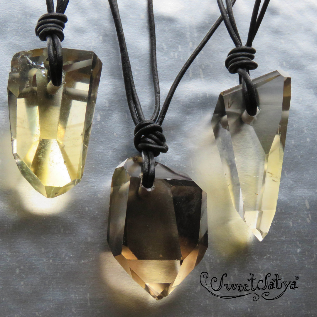 Natural Citrine Gemstone Necklace for Women - Healing Crystal Jewelry for Energy & Positivity | Perfect for Meditation, Yoga & Spiritual Gifts