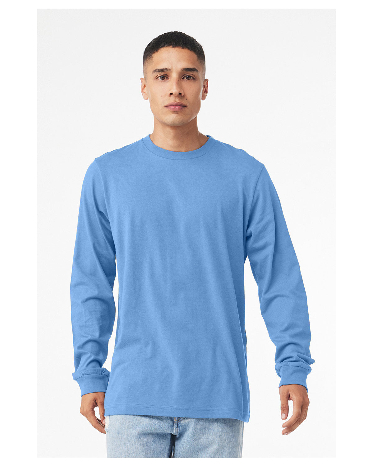 Bella + Canvas 3501CVC Unisex CVC Jersey Long Sleeve T-Shirt - Soft Comfort Fit Crewneck Tee for Men & Women - Perfect for Casual Wear, Layering, and Everyday Outfits