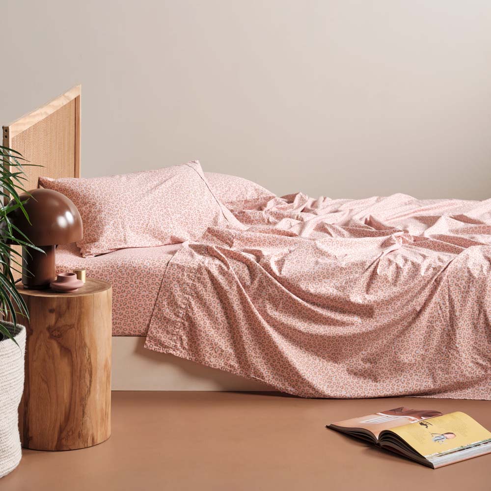 Goldie Rose Luxury Bed Sheet Set - Single Size | Soft & Breathable Cotton for Ultimate Comfort | Perfect for Bedrooms, Guest Rooms & Dormitories