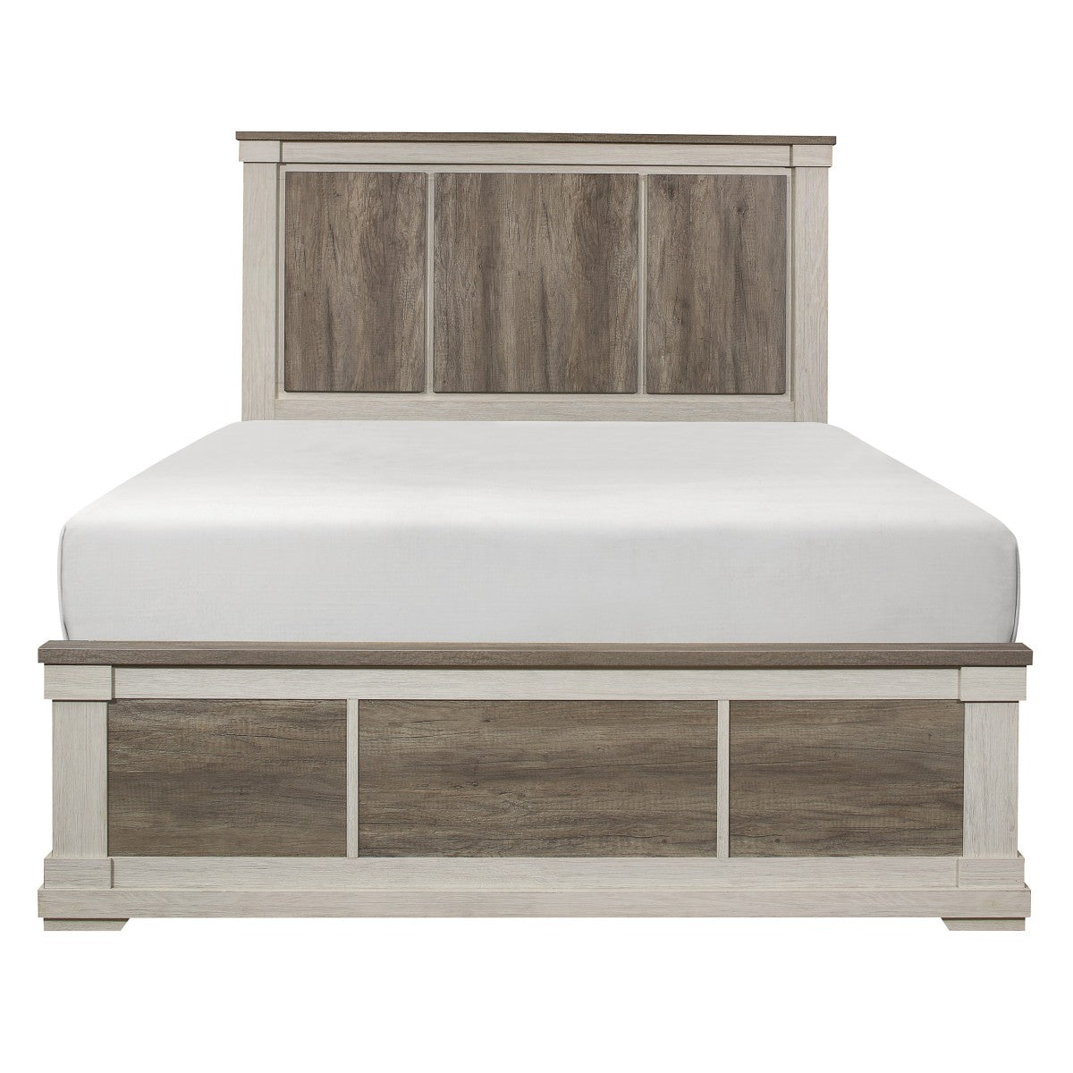 Arcadia Eastern King Bed Frame - Solid Wood Platform Bed with Headboard - Modern Bedroom Furniture for Master Bedroom & Guest Room - Perfect for Home Decor & Relaxation