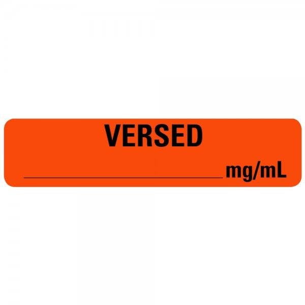 VERSED Medical Labels LV-MAN68 - Premium Self-Adhesive Labels for Medical Equipment, Patient Records & Medication Organization | Ideal for Hospitals, Clinics & Home Healthcare Use
