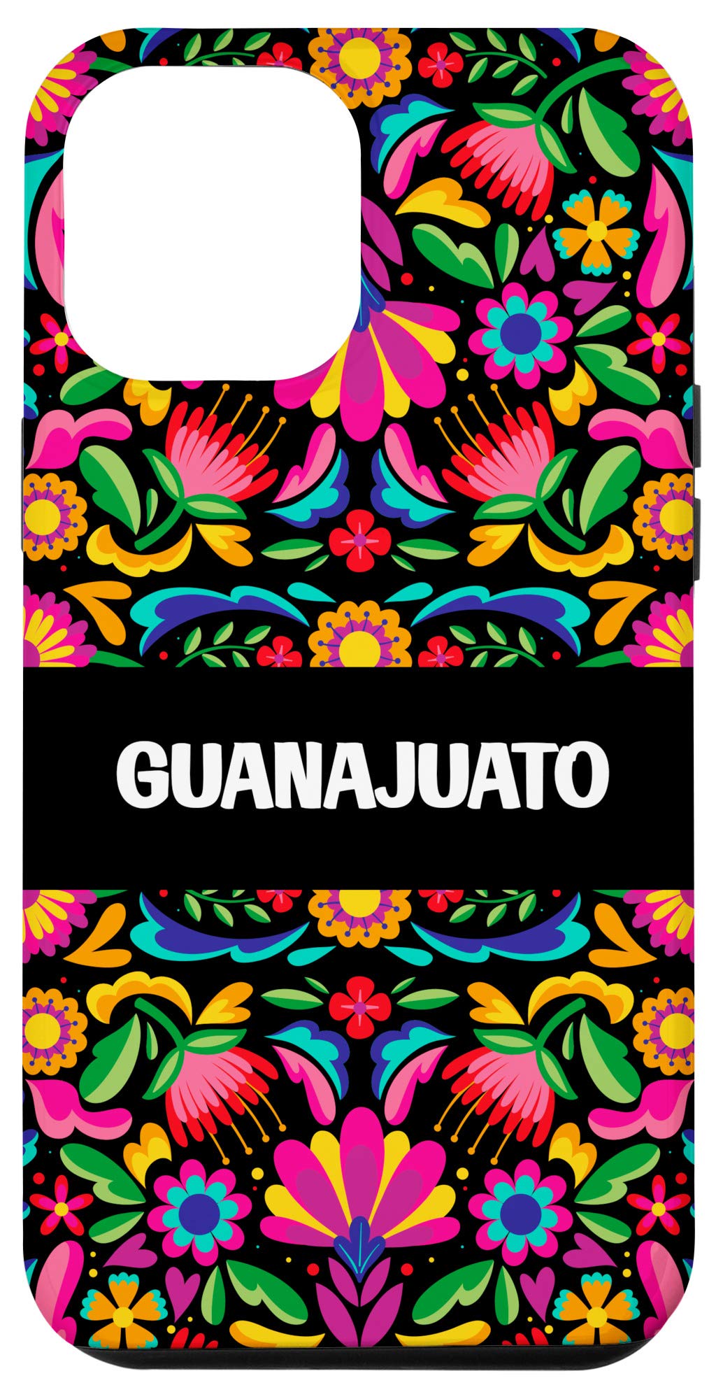 iPhone 12 Pro Max Case - Mexican Flowers Design from Guanajuato - Durable Protective Cover for Everyday Use & Travel