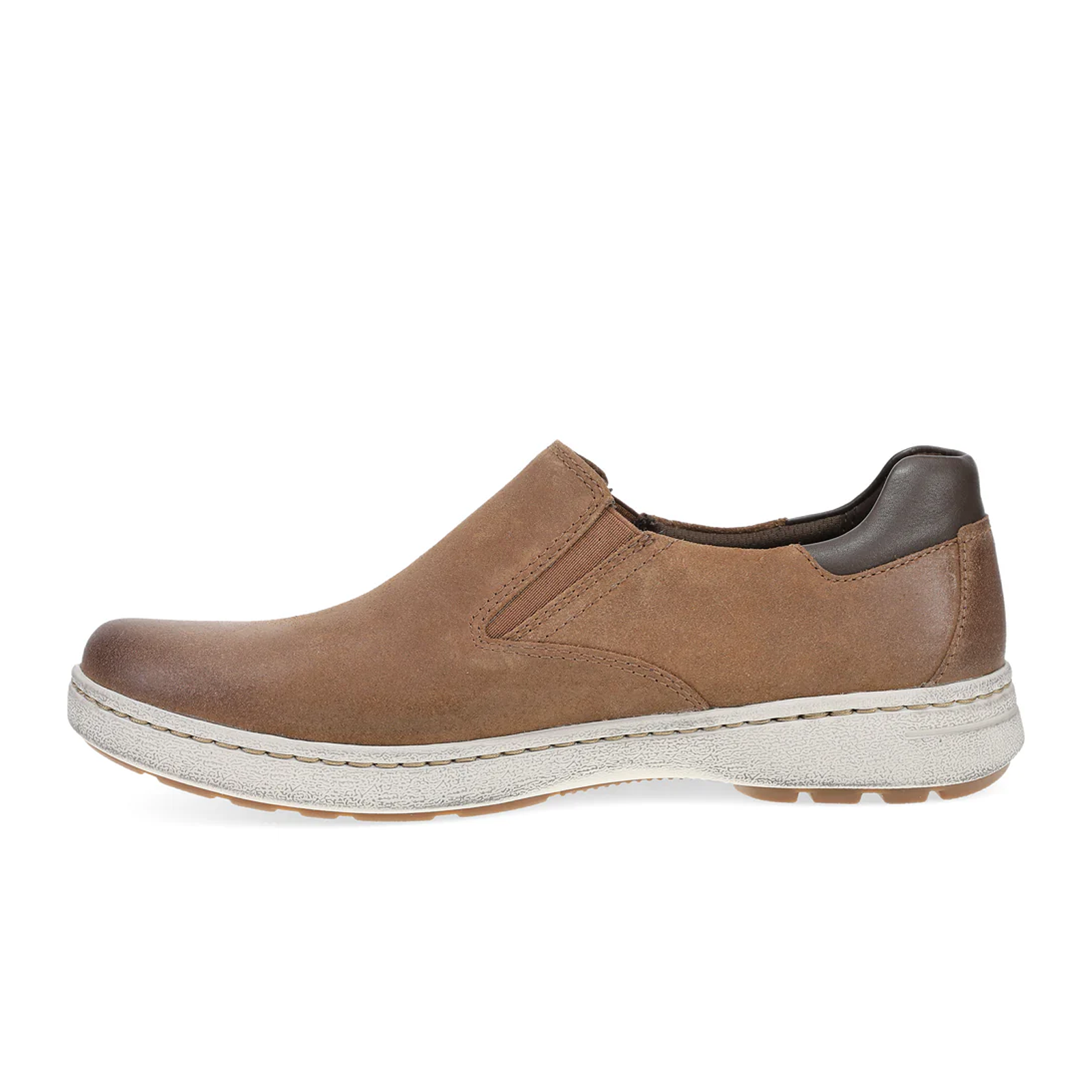 Dansko Trent Slip-On Sneakers for Men - Comfortable Brown Casual Shoes for Walking, Work & Everyday Wear