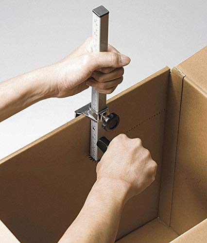 Premium Silver Carton Box Sizer - Heavy-Duty Steel & Plastic Box Resizer Tool for Shipping & Packaging | Perfect for E-commerce, Warehouses & Home Moves