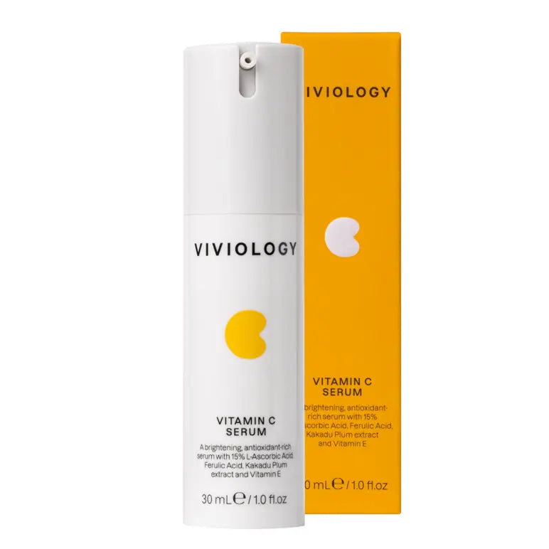 Viviology Vitamin C Serum for Face - Brightening & Anti-Aging Facial Treatment with Hyaluronic Acid - Perfect for Daily Skincare Routine & Dark Spot Reduction