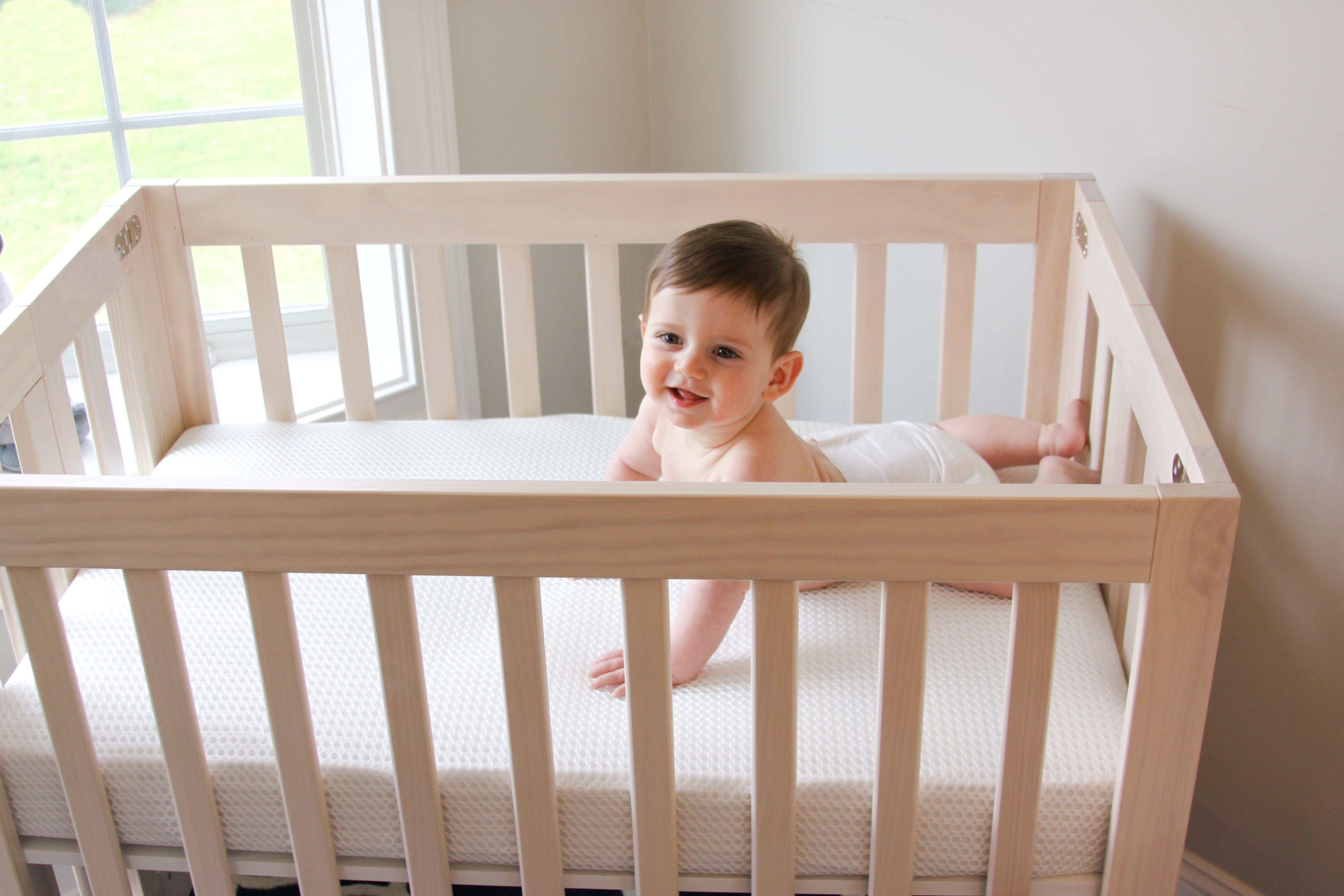 Lullaby Earth Breathe Safe Breathable Mini Crib Mattress - Organic Baby Mattress for Safe Sleep, Hypoallergenic & Waterproof - Perfect for Nursery, Daycare & Travel Cribs