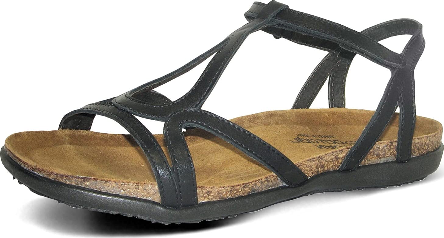 NAOT Women's Dorith Comfortable Leather Sandals with Arch Support - Perfect for Walking, Travel & Summer Outfits