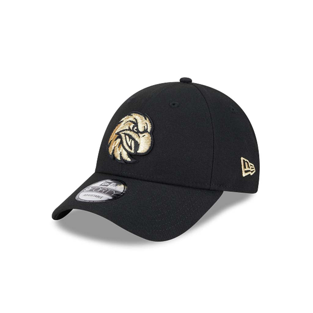 Official Manly Sea Eagles 2025 9Forty Black Gold Snapback Cap - Premium Embroidered Logo - Perfect for Fans, Games & Outdoor Activities