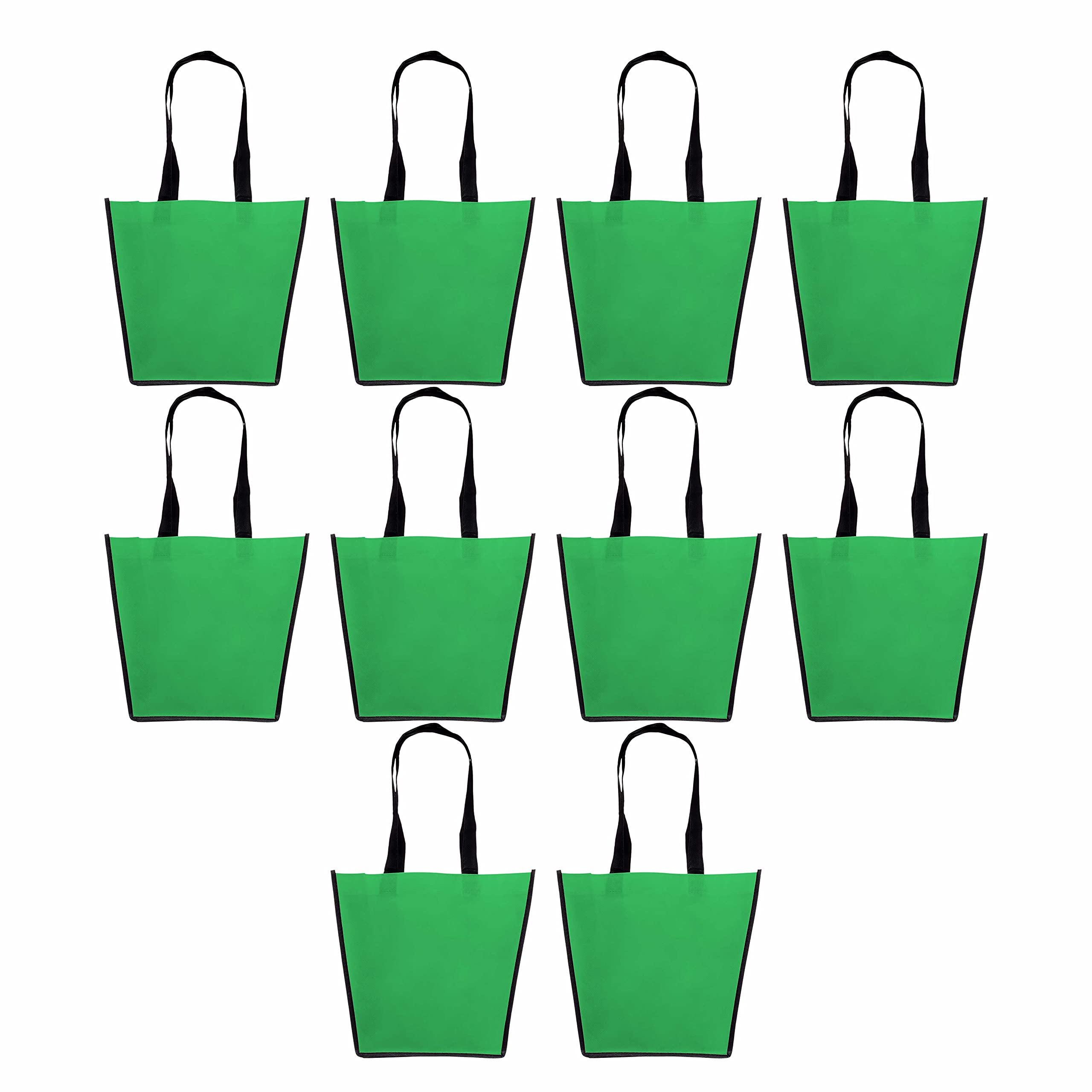 Eco-Friendly Non-Woven Reusable Tote Bags - Lightweight & Durable Shopping Bags for Groceries, Beach, Picnics & Everyday Use