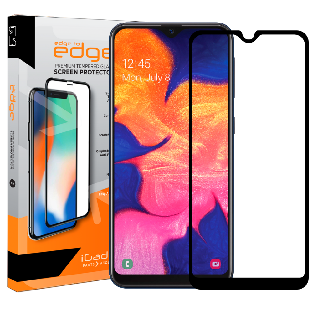 Samsung Galaxy A10/M10 Screen Protector - 3D Full Coverage Ultra Clear Tempered Glass Shield | HD Touch Sensitivity | Scratch & Impact Resistant | Perfect for Daily Use, Gaming & Outdoor Activities