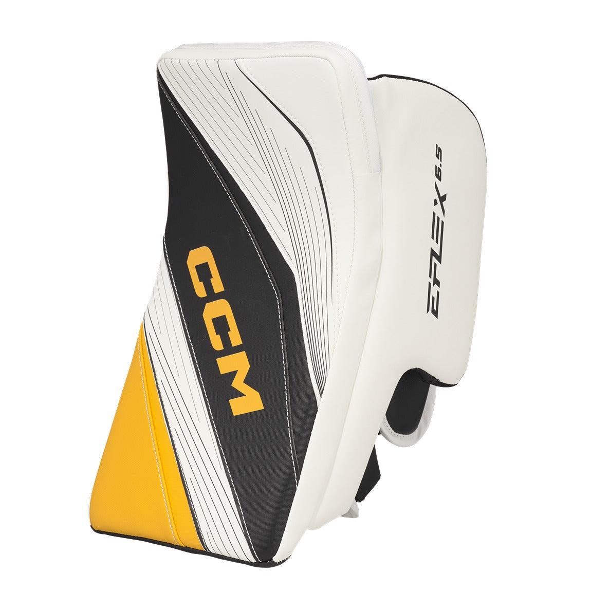 CCM E-Flex 6.5 Junior Hockey Goalie Blocker - Lightweight Protective Gear for Youth Ice Hockey Practice & Games