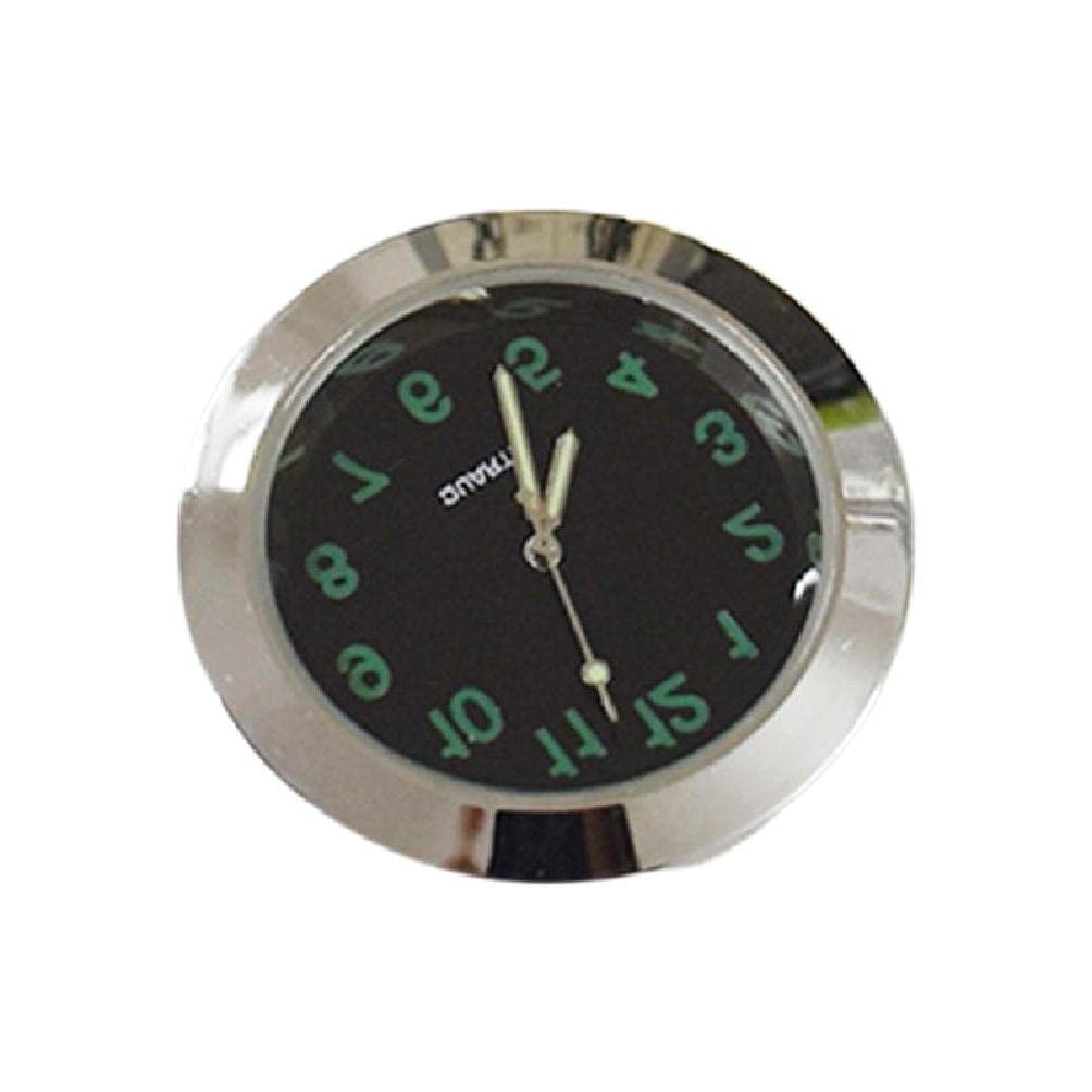 XISAOK Mini Quartz Analog Car Dashboard Clock - High Accuracy Luminous Dial, Air Vent Stick-On Design for Car Interior Decoration | Perfect for Road Trips, Commuting & Night Driving Visibility