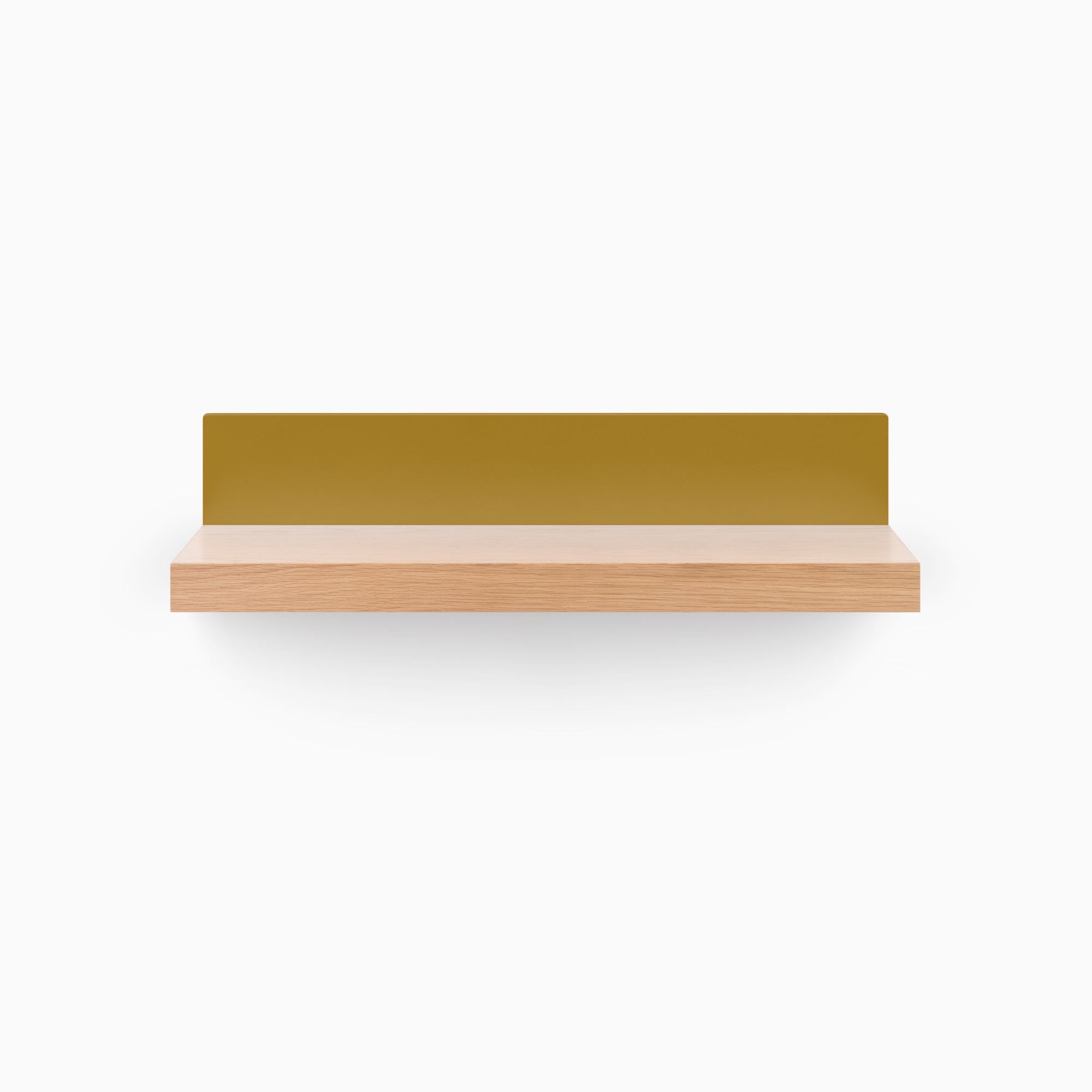 Premium White Oak Wall Shelf - Natural Wood Floating Shelves for Living Room, Bedroom & Kitchen - Rustic Home Decor & Storage Solution