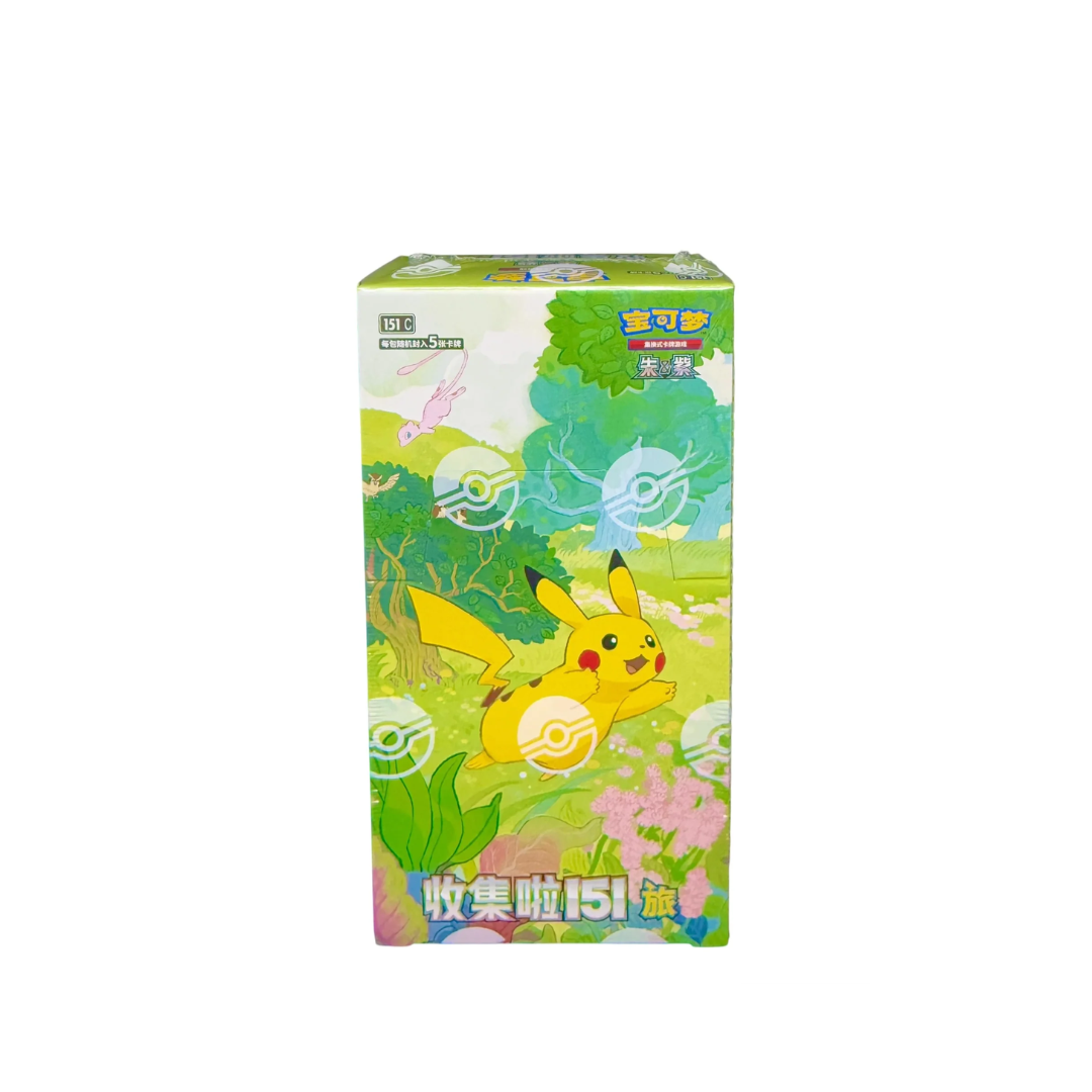 Pokemon 151 Journey Chinese Booster Box - 36 Packs Collectible Trading Cards for Battles & Gifts | Perfect for Pokemon TCG Players, Collectors and Fans