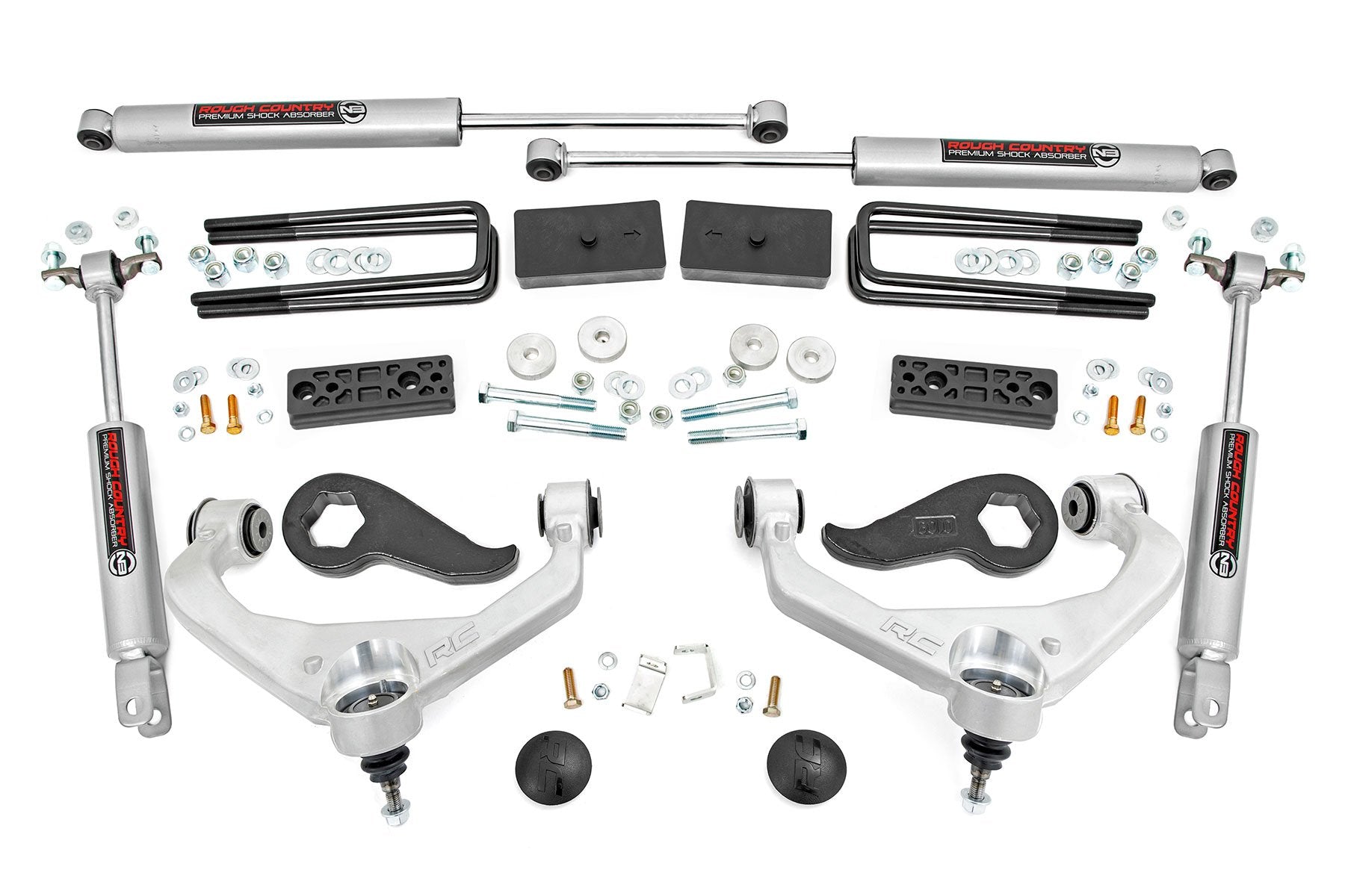 3 Inch Lift Kit for Chevy/GMC 2500HD & 3500HD 2WD/4WD (2000-2025 Models) - Heavy Duty Suspension Upgrade for Off-Road & Towing - Part #95830