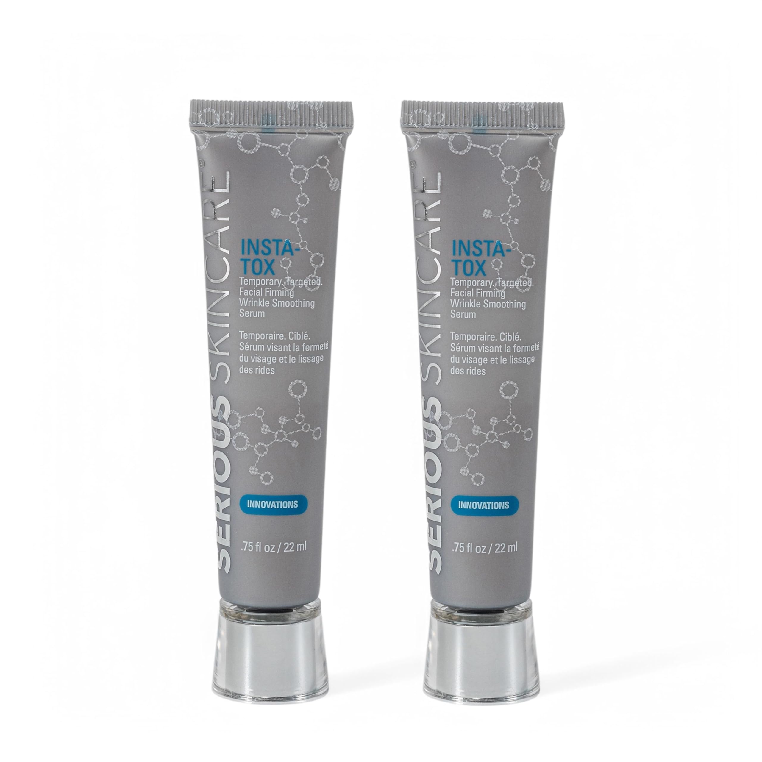 INSTA-TOX Instant Wrinkle Smoothing Serum - Anti-Aging Treatment for Fine Lines & Wrinkles | Temporary Skin Tightener & Instant Line Filler | 2-Pack (2 x 0.75 Fl Oz) | Perfect for Special Events & Daily Youthful Glow