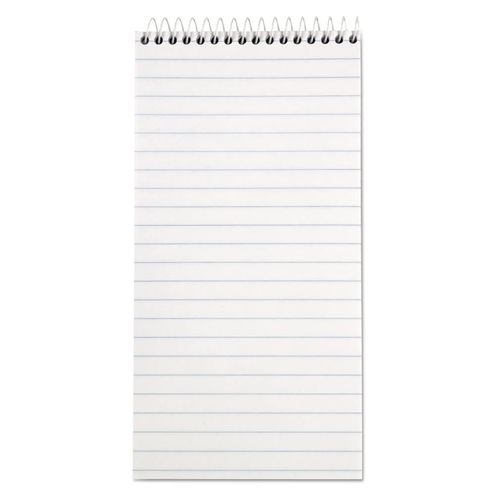 TOPS 8030 Reporter Notebook - Legal/Wide Ruled, 4 x 8 Inches, White Paper, 70 Sheets per Notebook (Pack of 12) - Perfect for Journalists, Students, and Office Professionals