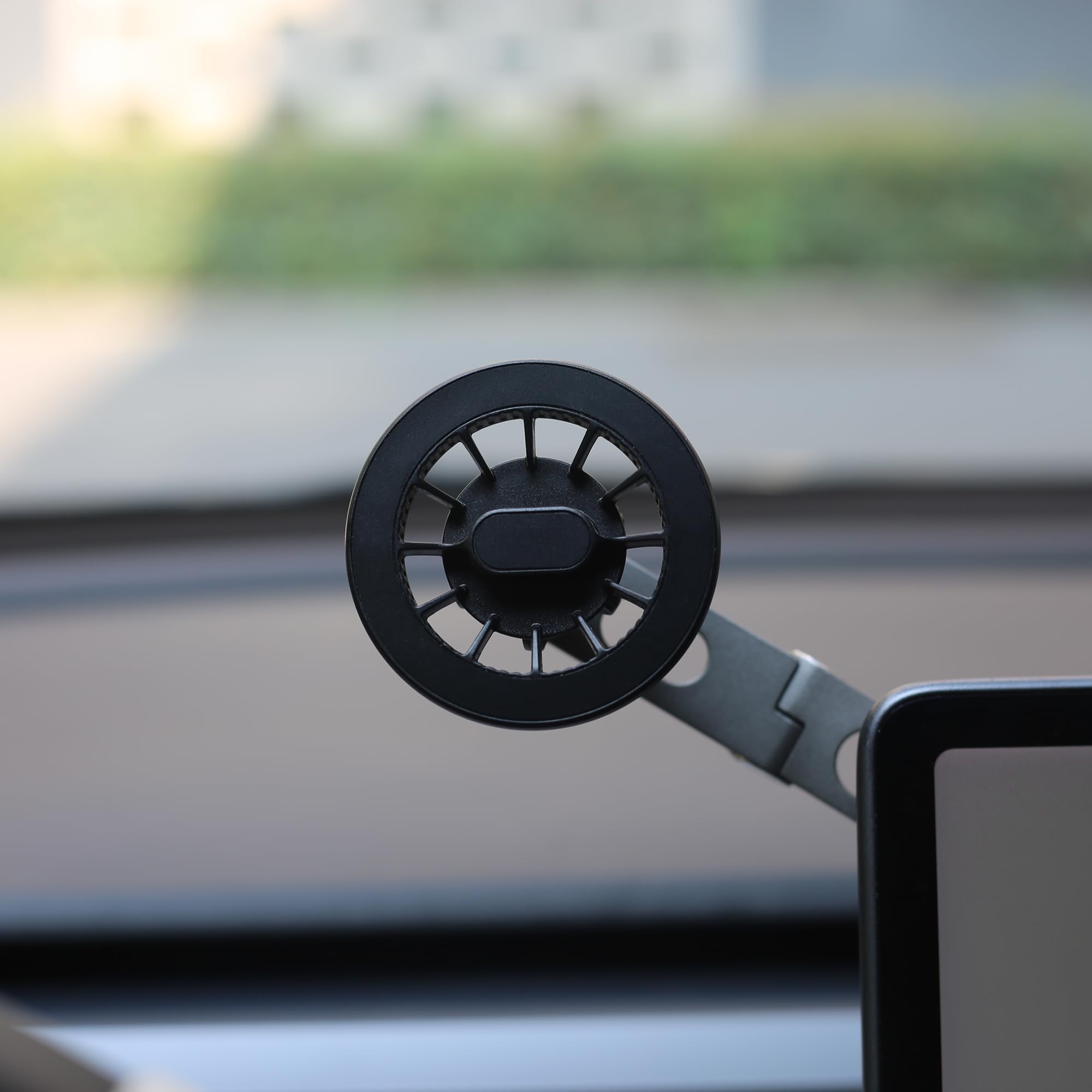 Tesla Model 3/Y Magnetic Phone Mount - Foldable Car Phone Holder for Tesla Navigation Screen | Compatible with iPhone & Android | Perfect for Hands-Free Driving & GPS Navigation