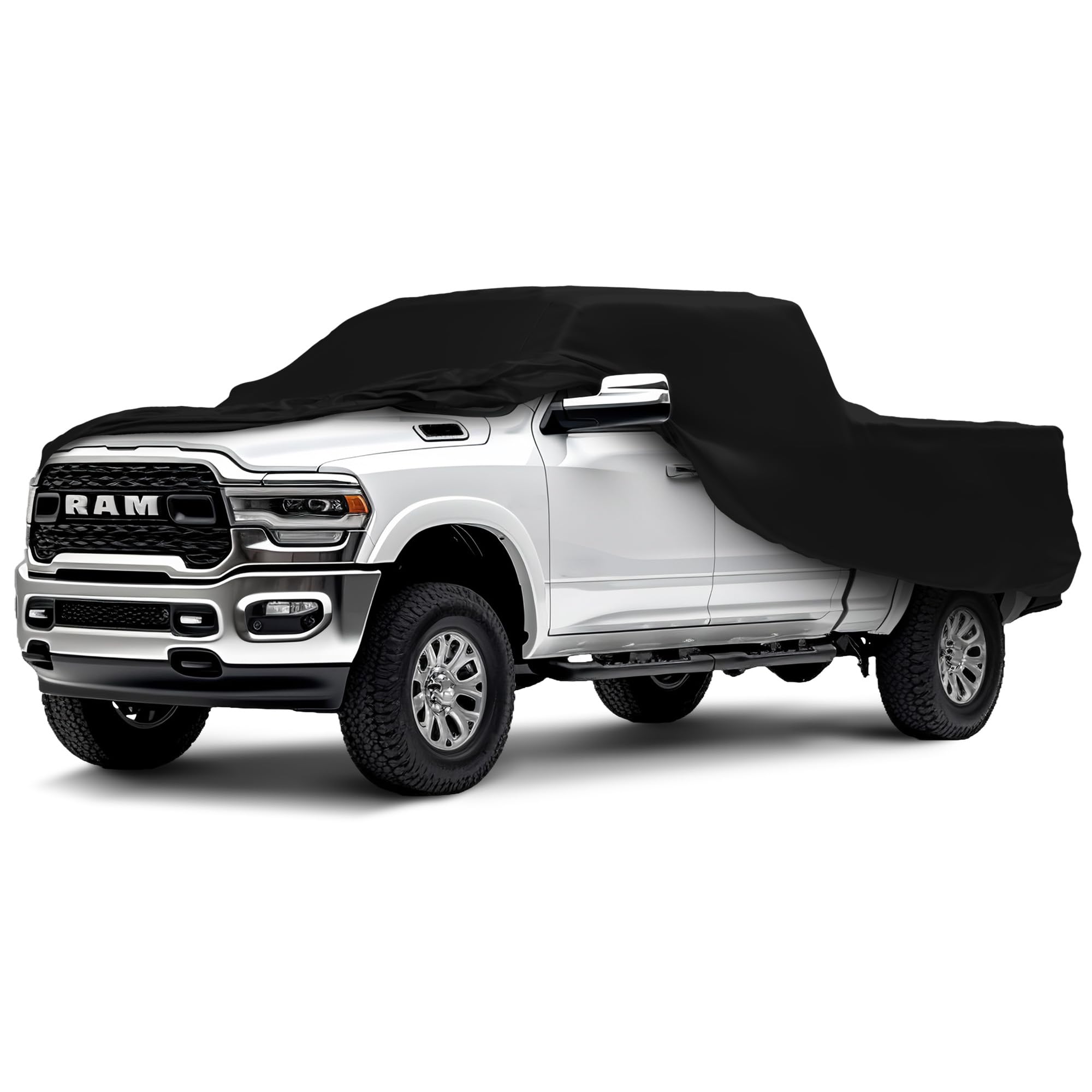 2021 Dodge Ram 1500 Regular Cab Truck Cover - Scratch Resistant Indoor Car Cover with Warranty | Black Satin Ultra Soft Material | Weather Protection & Dust Proof | Perfect for Garage Storage & Vehicle Protection