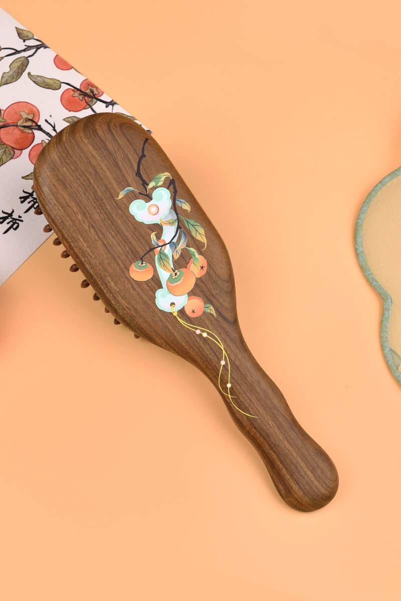 Premium VERAWOOD Hair Brush for Smooth & Tangle-Free Hair - Perfect for Daily Styling & Salon Use