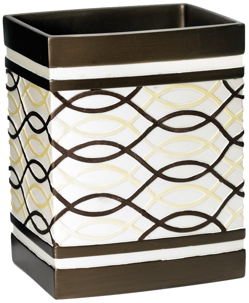 Premium Chocolate Brown Bath Harmony Tissue Box - Elegant & Durable Bathroom Decor for Home, Spa, and Office