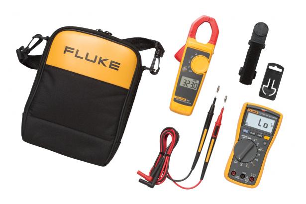 Fluke 117/323 KIT Digital Multimeter Combo - True RMS Electrical Tester with Clamp Meter for HVAC, Electricians & DIY Home Repairs - Perfect for Voltage, Current & Resistance Measurements