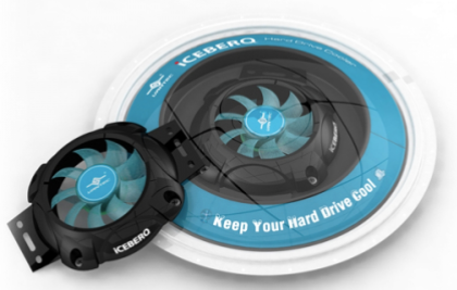 Vantec iCEBERQ Hard Drive Cooler - External HDD Cooling Fan for PC, Laptop, Gaming & Server - Keep Your Hard Drive Cool & Extend Lifespan - Perfect for Gaming Rigs, Data Centers & Workstations