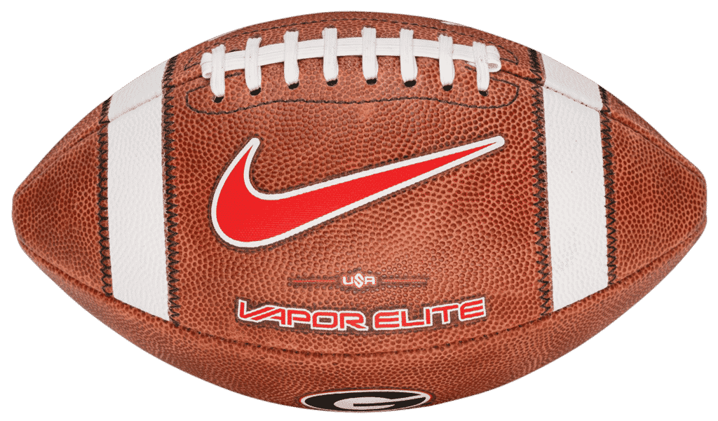 Official Nike Vapor Elite Game Model Football - Georgia Bulldogs Team Edition | Perfect for College Football Games, Training & Fan Collection