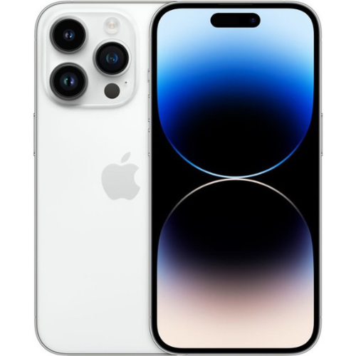 Apple iPhone 14 Pro 128GB - Silver (T-Mobile Locked) | Premium Smartphone with A16 Bionic Chip & Pro Camera System - Perfect for Photography, Streaming & Business Use