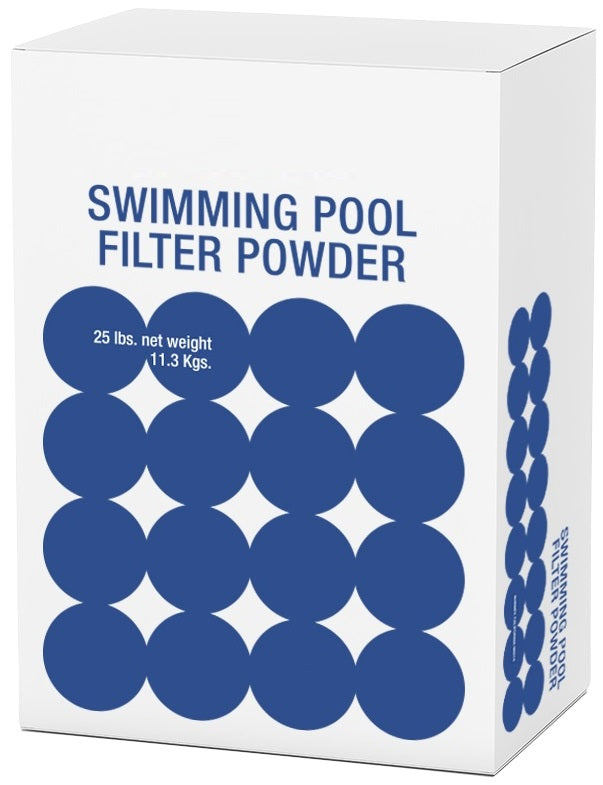 25 lb. Diatomaceous Earth Pool Filter Media - High Efficiency Swimming Pool Filtration for Crystal Clear Water | Perfect for Inground & Above Ground Pools