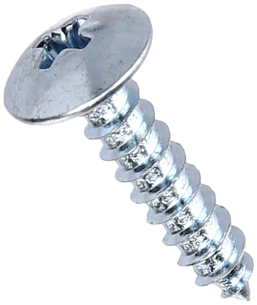 Small Parts 0812APT17 Zinc Plated Steel Sheet Metal Screw, Truss Head Phillips Drive, #8-15 Thread Size, 3/4