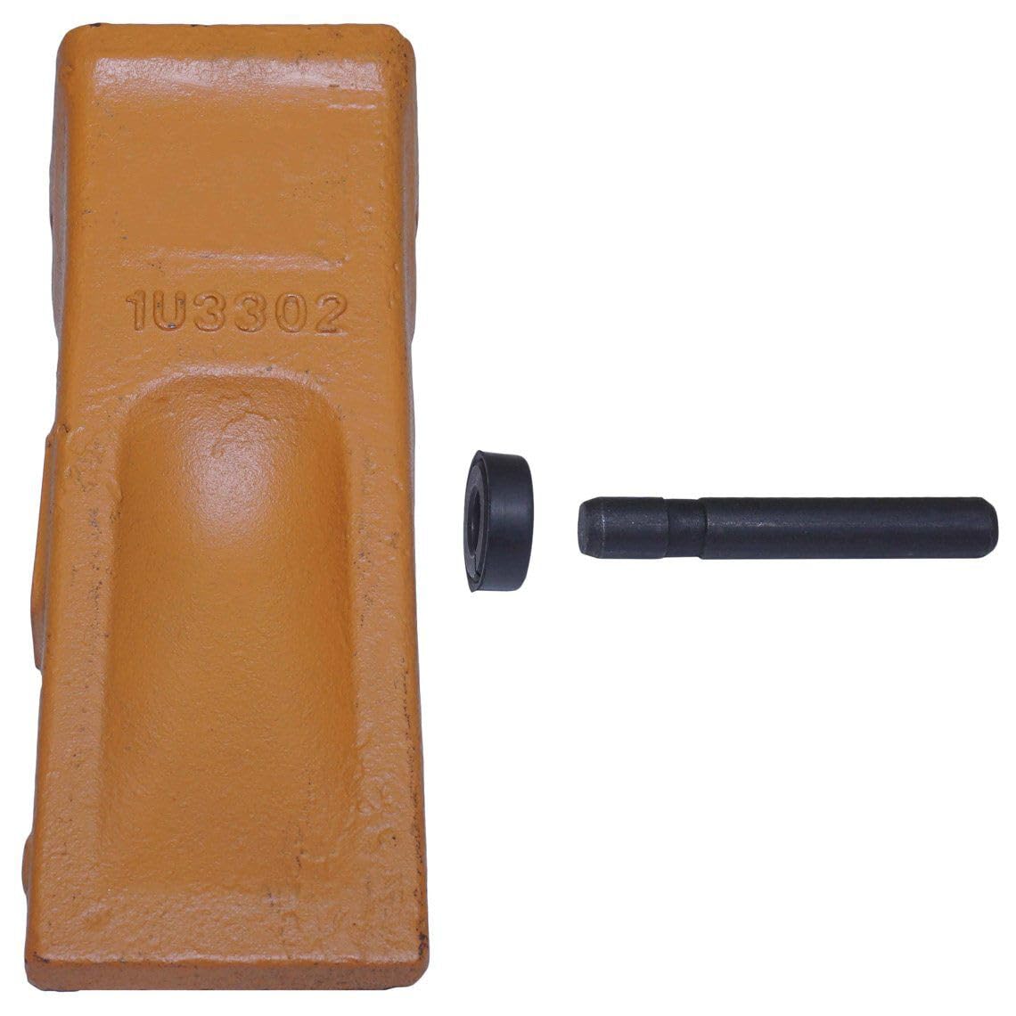 Titan Attachments 5-Piece Bucket Tooth Assembly 1U3302 - Compatible with CAT J300 & E180 - OEM Quality - Ideal for Excavators, Loaders, and Heavy Equipment Maintenance