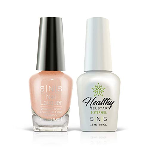 SNS Nails Duo - Nail Polish & UV Gel Kit #SP19 | Long-Lasting Manicure & Pedicure Set for Salon & Home Use