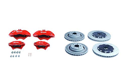 2011-2019 Dodge Challenger Charger Hellcat SRT Performance Brake Kit - OEM Replacement Brake Package for High-Speed Driving & Track Use