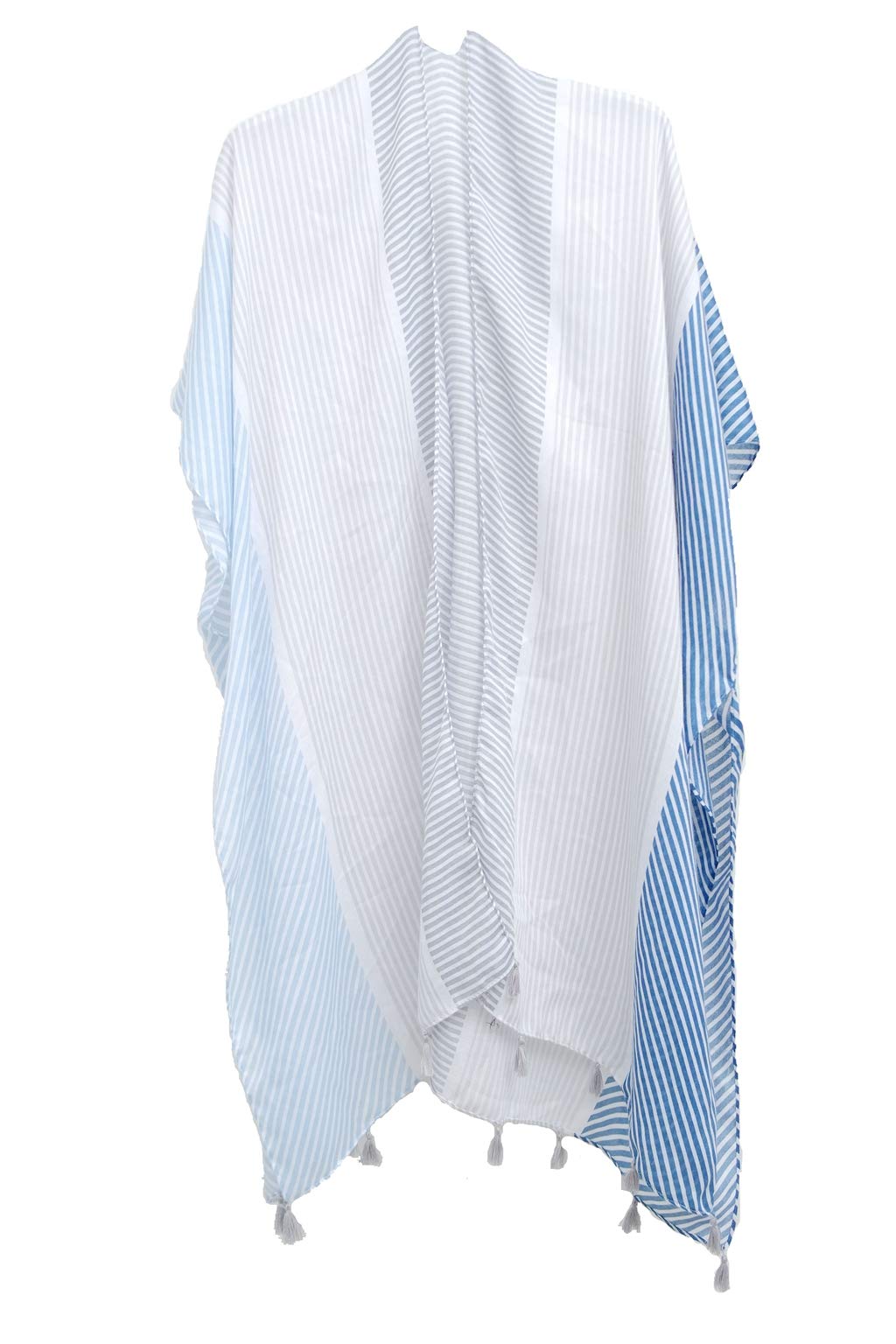 Women's Lightweight Beach Cover Up Swimsuit Kimono Cardigan - Bohemian Floral Print Summer Swimwear - Perfect for Poolside, Beach Vacation & Resort Wear