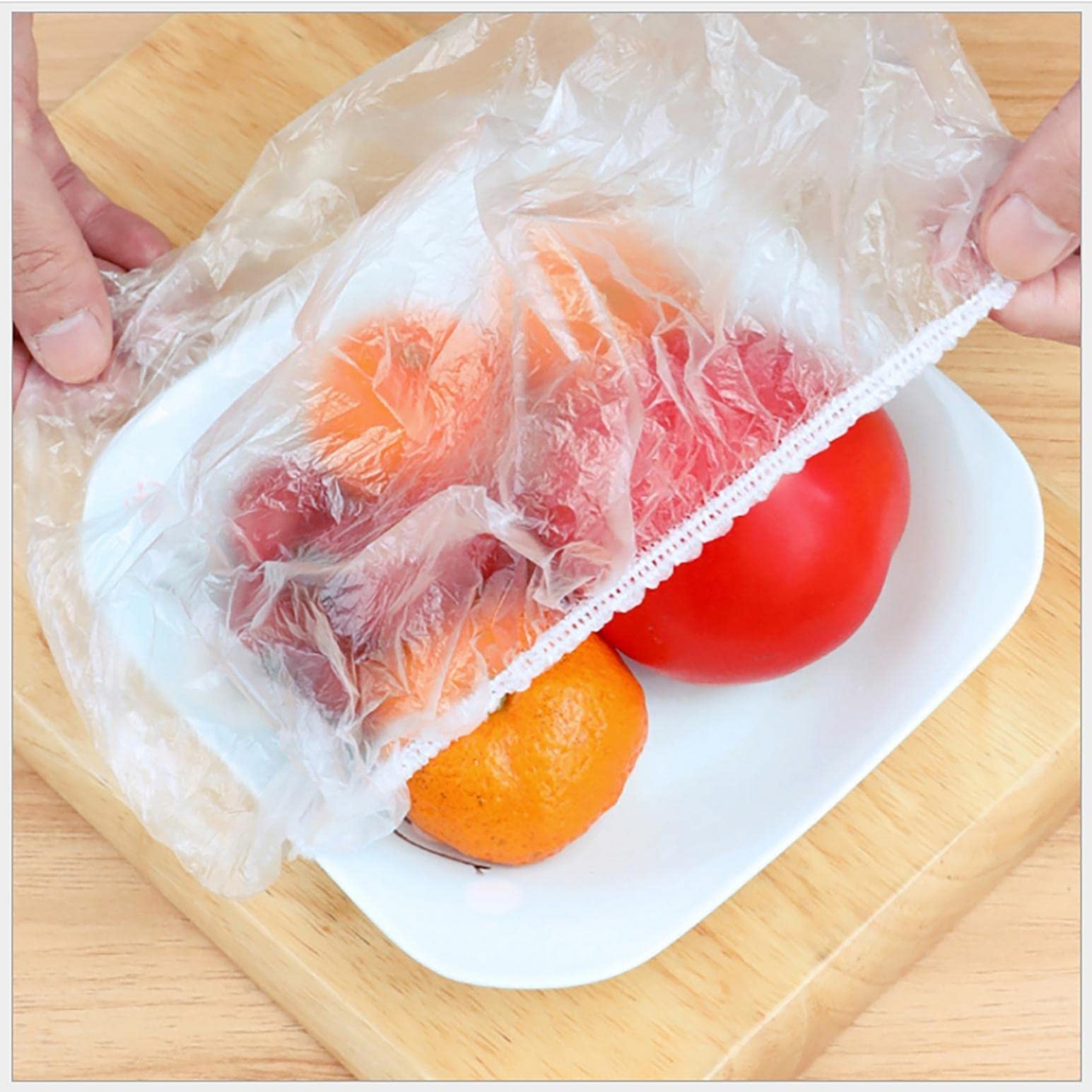 400-Pack Reusable Elastic Food Covers - Universal Silicone Bowl Lids for Fresh Food Storage | Stretchable Kitchen Wrap Seal Caps for Fruits, Vegetables & Meat | Fridge & Freezer Safe | Perfect for Meal Prep, Leftovers & Party Platters