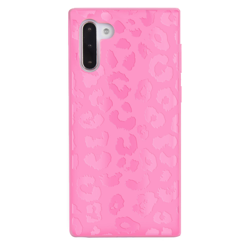 Hot Pink Leopard Print Samsung Phone Case - Durable Protective Cover for Samsung Galaxy S21/S20