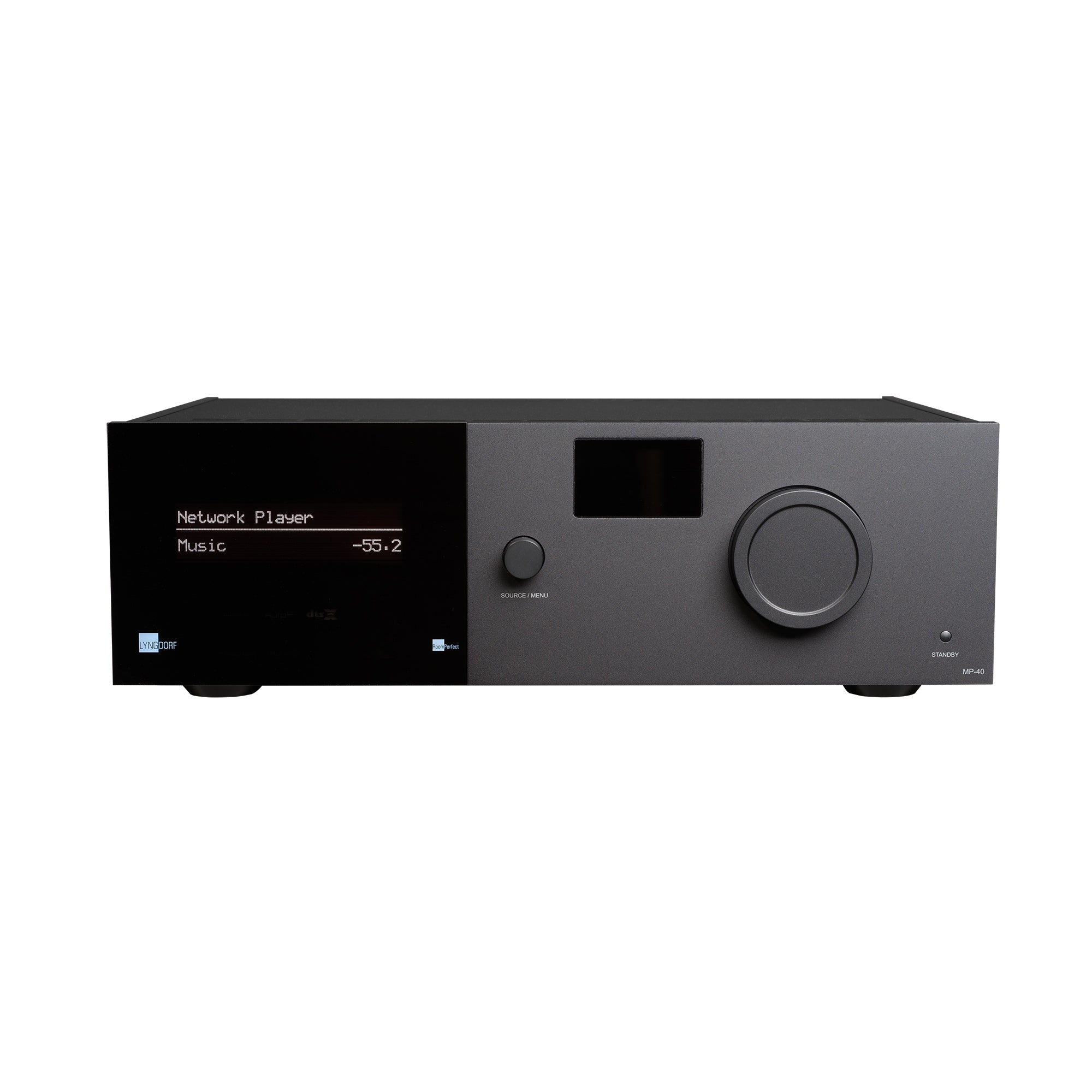 Lyngdorf MP-40 16-Channel AV Processor with RoomPerfect Room Correction - Home Theater Audio System for Immersive Movie & Music Experience