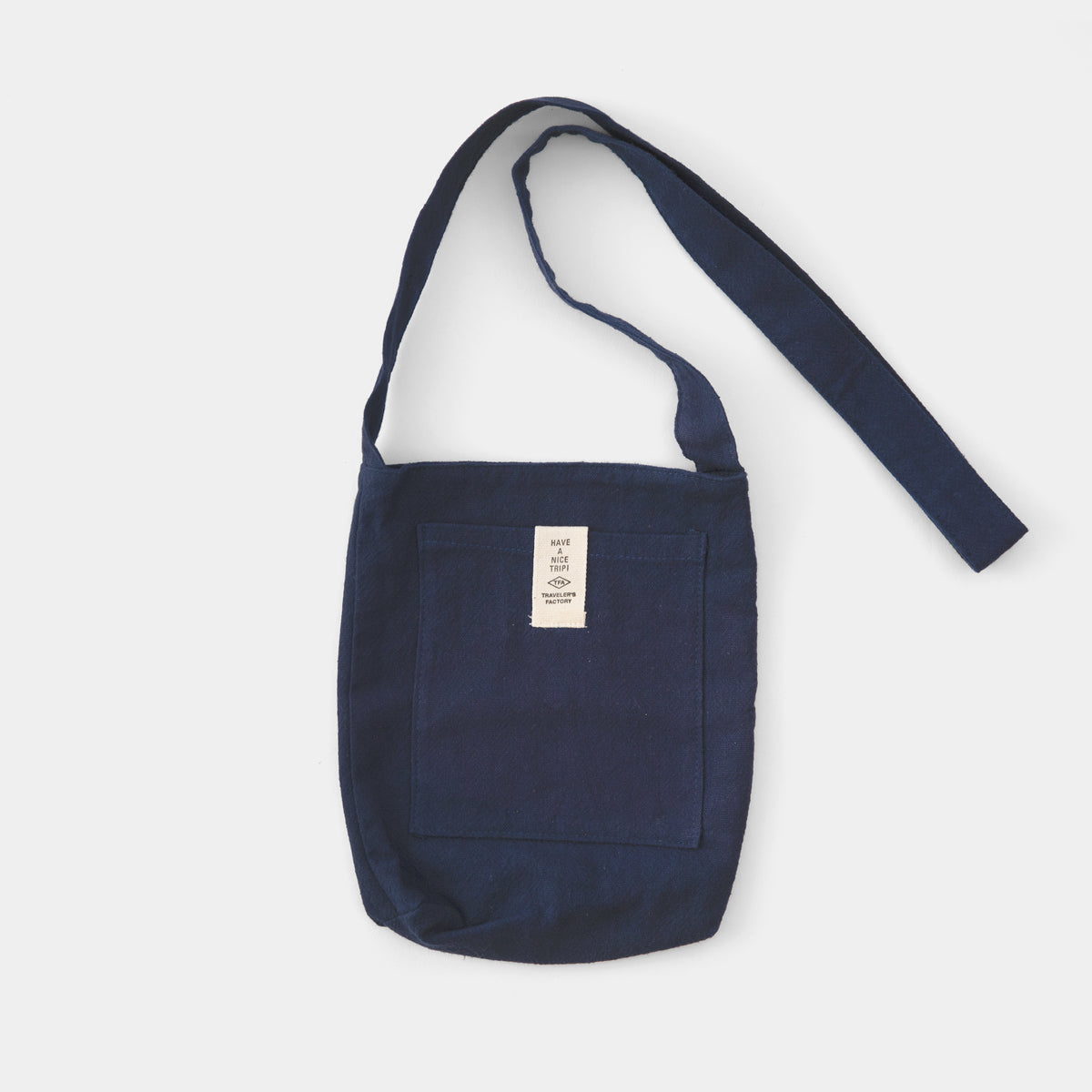 TRAVELER'S COMPANY Traveler's Factory Sacoche Navy Blue Crossbody Bag - Stylish & Functional for Travel, Work & Everyday Use
