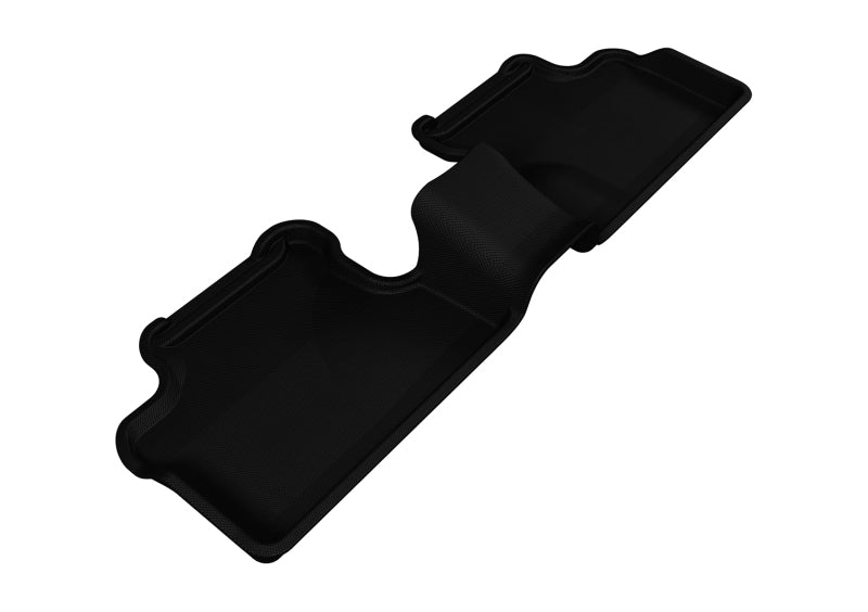 3D MAXpider Kagu Custom Fit Floor Mats for 2010-2013 Mazda Mazda3 - 2nd Row Black Car Mats | All-Weather Protection & Perfect Fit for Sedan Models