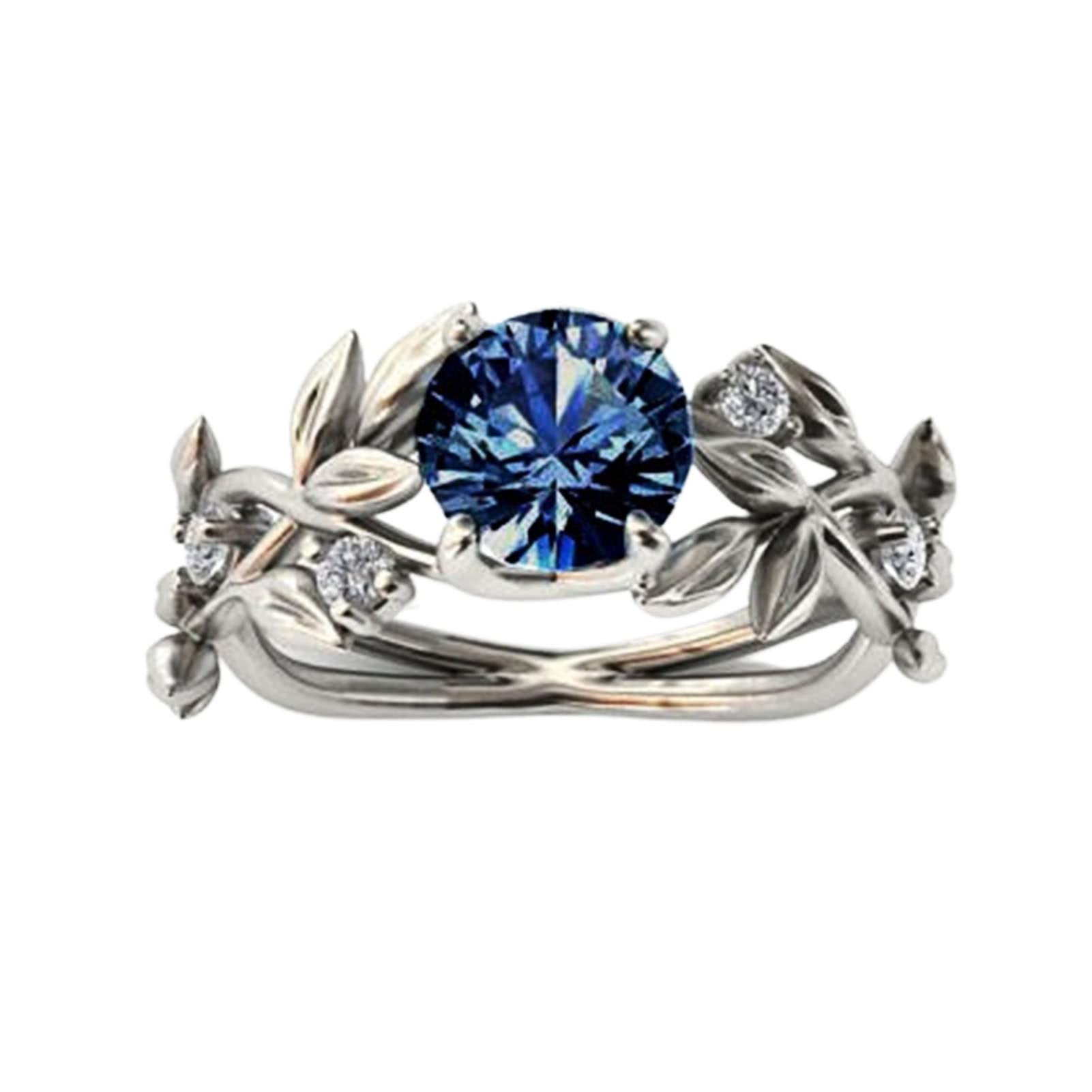 Elegant Floral Rhinestone Women's Ring - Fashionable Wedding & Party Jewelry Accessory for All Occasions | Perfect for Bridal, Engagement, Anniversary & Special Events