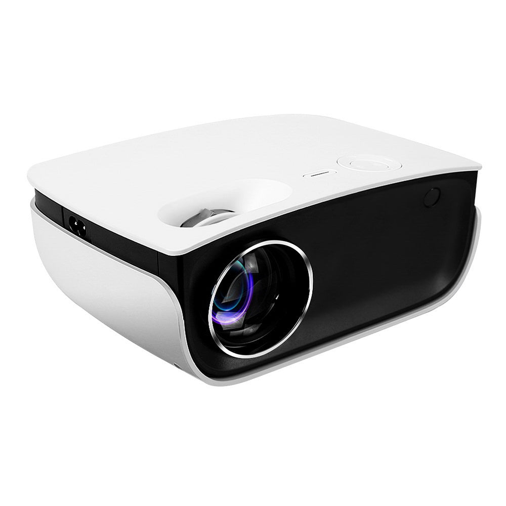 Devanti 1080P Portable Mini Video Projector with WiFi & HDMI - Home Theater, Outdoor Movie Nights, Gaming, and Presentations - White