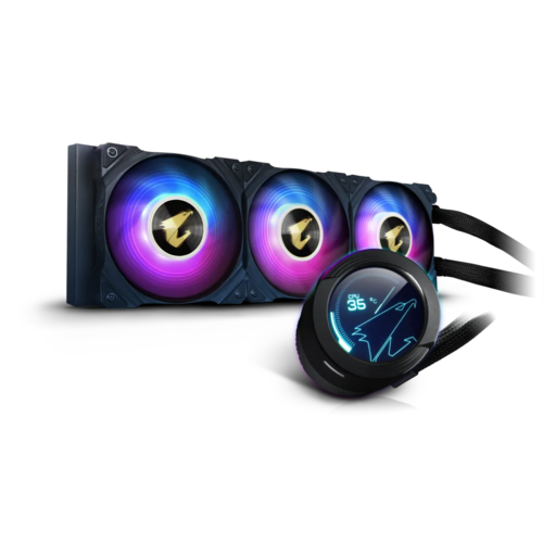 Gigabyte AORUS Waterforce X 360mm AIO Liquid CPU Cooler - High Performance RGB Cooling for Gaming PCs, Workstations & Overclocking - Perfect for Intel/AMD Processors
