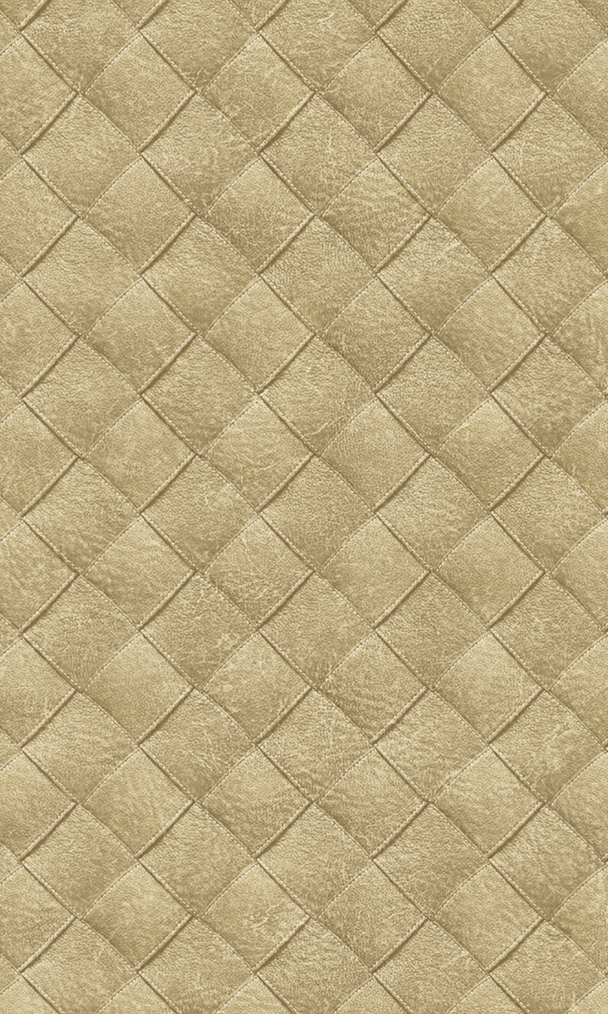 Beige Leather Patchwork Geometric Wallpaper R8244 - Self-Adhesive Peel and Stick Wallpaper for Living Room, Bedroom, Office Decor
