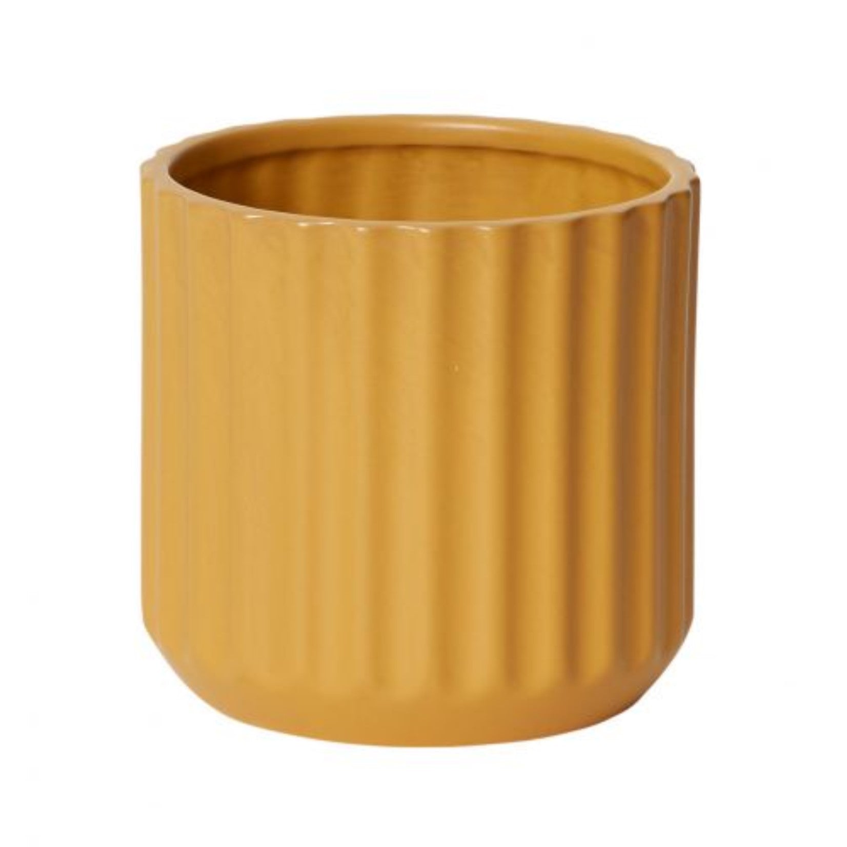 Beam Pot (Medium) - Premium Ceramic Planter for Indoor Plants, Succulents & Herbs - Perfect for Home Decor, Office Desk & Garden Use