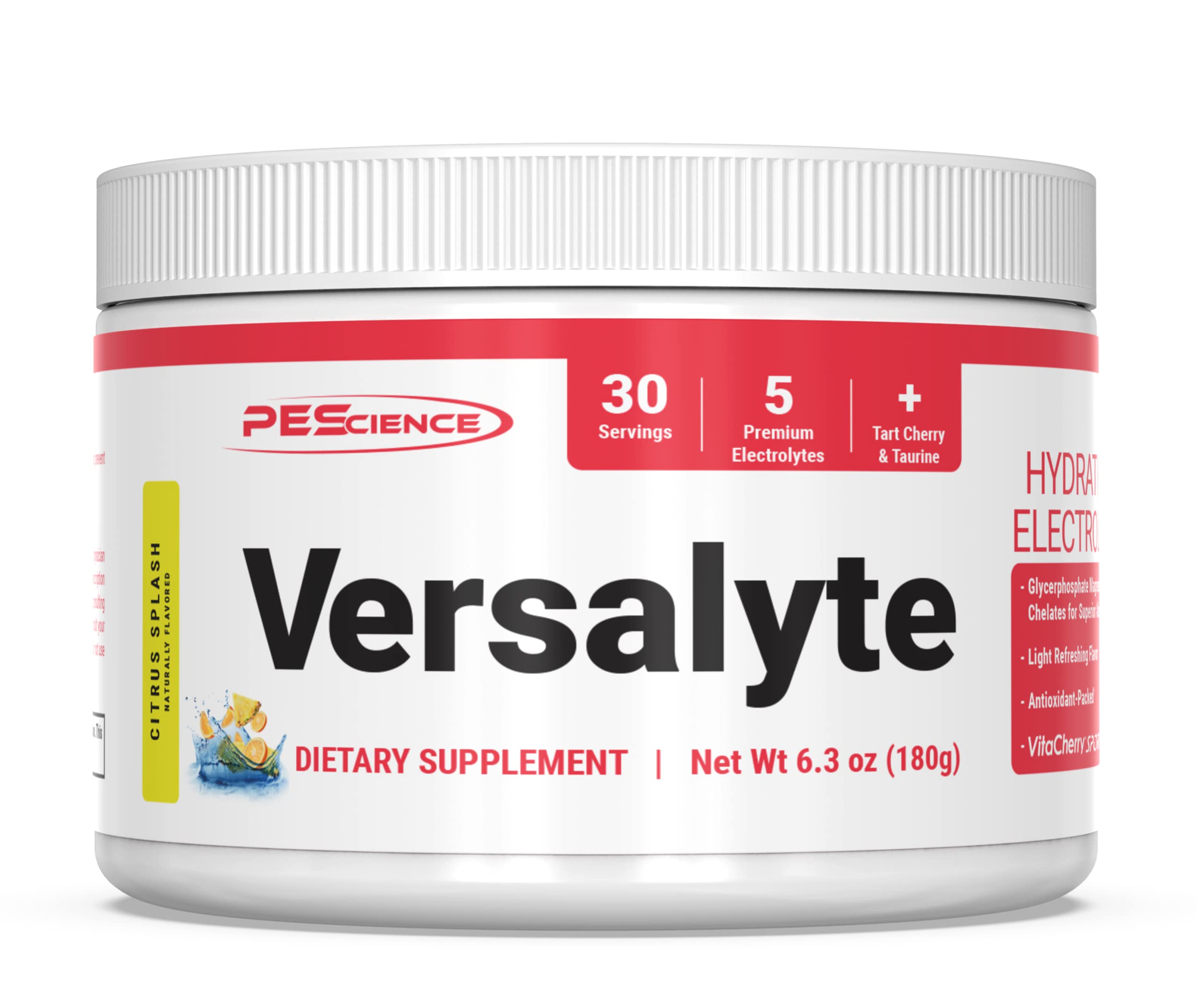 PEScience Versalyte Keto Electrolyte Powder - Sugar Free Hydration Supplement, Citrus Splash Flavor, 30 Servings | Perfect for Keto Diet, Workout Recovery & Daily Hydration