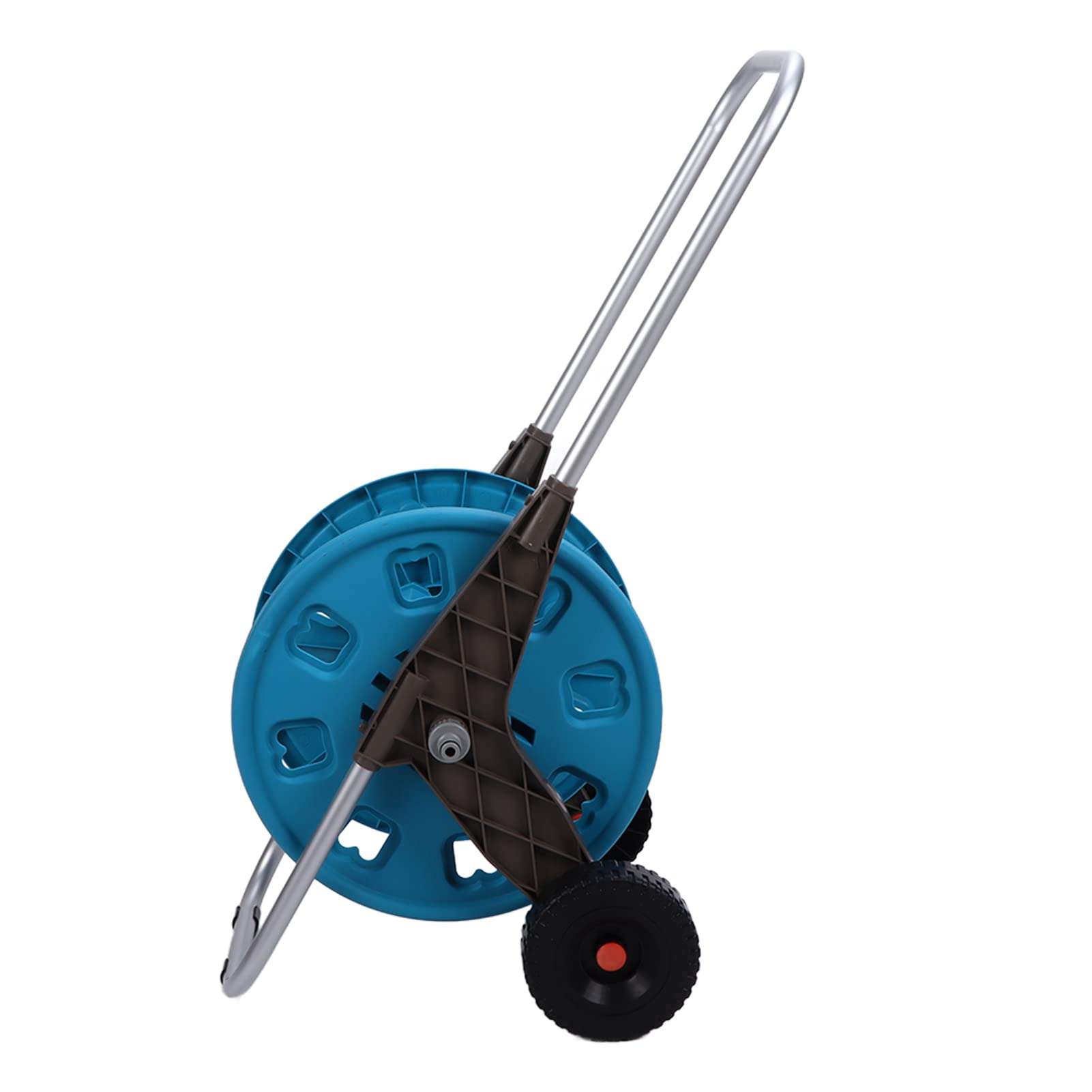 Diydeg Heavy Duty Garden Hose Cart with Wheels - 1/2 Inch G1/2 Water Hose Reel Trolley for Easy Yard, Lawn & Farm Watering | Perfect for Large Outdoor Areas, Gardening & Irrigation Systems