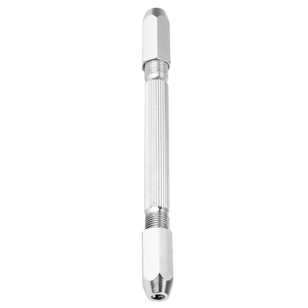 Fafeicy 0-3mm Double End Hand Drill - Mini Micro Manual Gimlet Pin Vice with Twist Drill Bits for Precision DIY, Jewelry Making & Model Building | Perfect for Woodworking, Crafts & Small Repair Projects