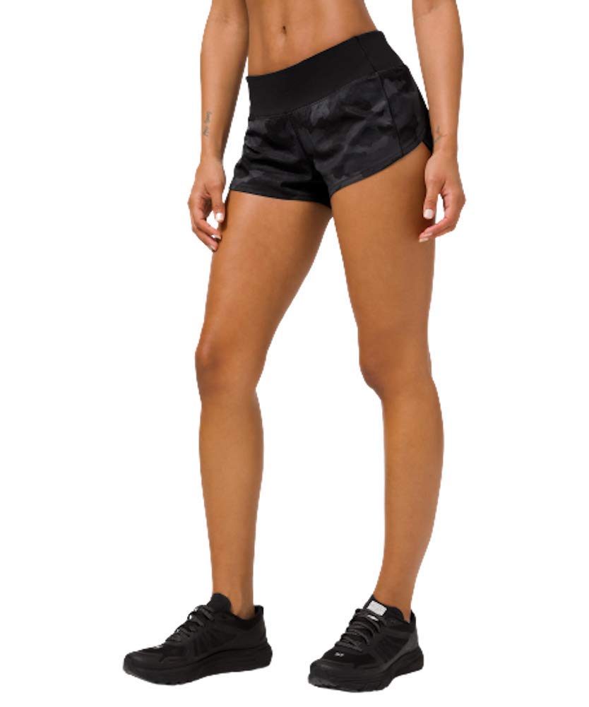 Lululemon Athletica Women's Running Shorts - High Waist Quick Dry Workout Shorts for Running, Yoga & Gym - Perfect for Active Lifestyles & Outdoor Sports